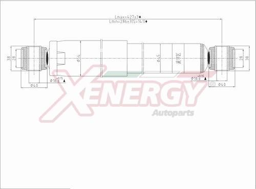 AP XENERGY X992516 - Амортизатор autospares.lv