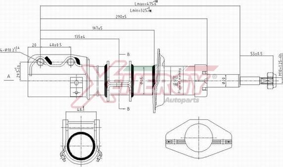 AP XENERGY X951333 - Амортизатор autospares.lv