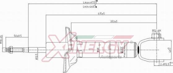 AP XENERGY X952341 - Амортизатор autospares.lv