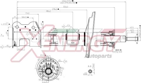 AP XENERGY X917145 - Амортизатор autospares.lv