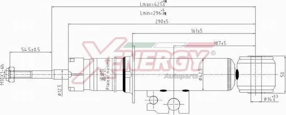 AP XENERGY X924341 - Амортизатор autospares.lv