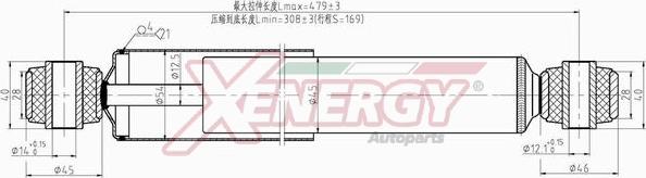 AP XENERGY X457344 - Амортизатор autospares.lv