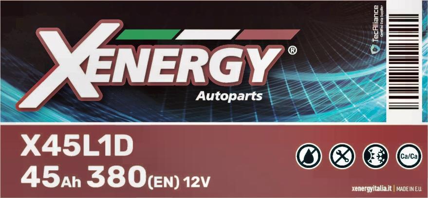 AP XENERGY X45L1D - Стартерная аккумуляторная батарея, АКБ autospares.lv