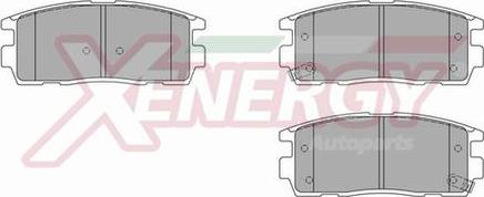 AP XENERGY X40996 - Тормозные колодки, дисковые, комплект autospares.lv