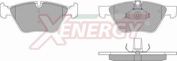 AP XENERGY X40949 - Тормозные колодки, дисковые, комплект autospares.lv