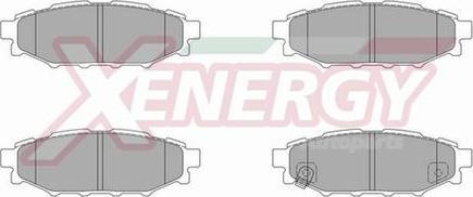 AP XENERGY X40948 - Тормозные колодки, дисковые, комплект autospares.lv