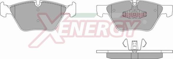 AP XENERGY X40950 - Тормозные колодки, дисковые, комплект autospares.lv