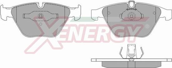 AP XENERGY X40919 - Тормозные колодки, дисковые, комплект autospares.lv