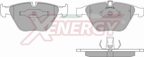 AP XENERGY X40918 - Тормозные колодки, дисковые, комплект autospares.lv