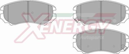 AP XENERGY X40981 - Тормозные колодки, дисковые, комплект autospares.lv