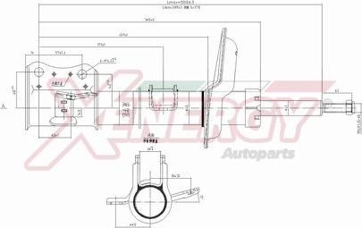 AP XENERGY X409333 - Амортизатор autospares.lv