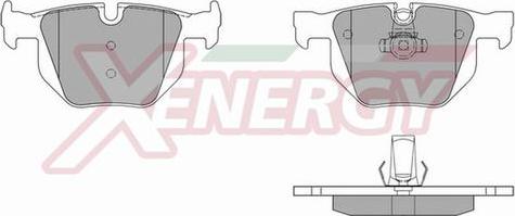 AP XENERGY X40920 - Тормозные колодки, дисковые, комплект autospares.lv