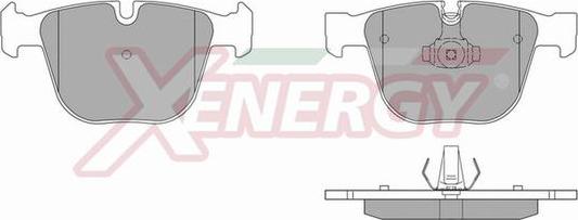 AP XENERGY X40922 - Тормозные колодки, дисковые, комплект autospares.lv