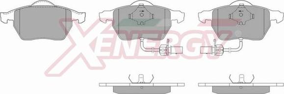 AP XENERGY X40492 - Тормозные колодки, дисковые, комплект autospares.lv