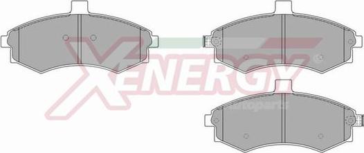 AP XENERGY X40479 - Тормозные колодки, дисковые, комплект autospares.lv