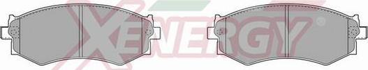 AP XENERGY X40475 - Тормозные колодки, дисковые, комплект autospares.lv