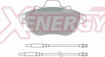 AP XENERGY X40470 - Тормозные колодки, дисковые, комплект autospares.lv