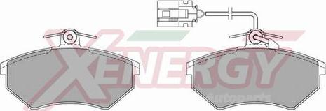 AP XENERGY X40556 - Тормозные колодки, дисковые, комплект autospares.lv