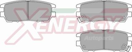 AP XENERGY X40532 - Тормозные колодки, дисковые, комплект autospares.lv