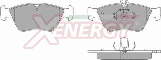 AP XENERGY X40631 - Тормозные колодки, дисковые, комплект autospares.lv