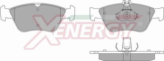 AP XENERGY X40632 - Тормозные колодки, дисковые, комплект autospares.lv