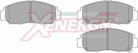 AP XENERGY X40868 - Тормозные колодки, дисковые, комплект autospares.lv