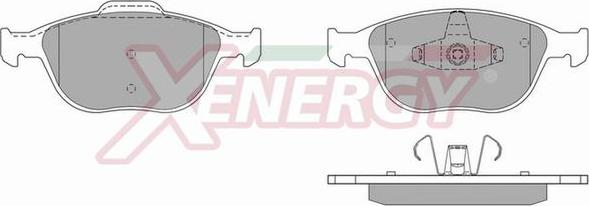 AP XENERGY X40863 - Тормозные колодки, дисковые, комплект autospares.lv