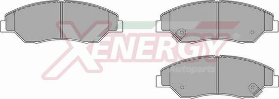 AP XENERGY X40811 - Тормозные колодки, дисковые, комплект autospares.lv