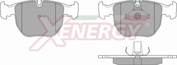 AP XENERGY X40882 - Тормозные колодки, дисковые, комплект autospares.lv