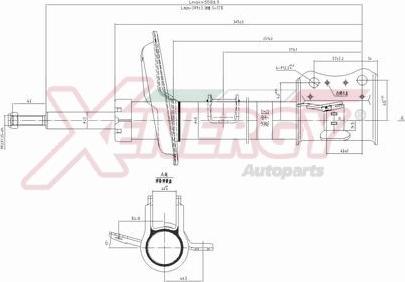 AP XENERGY X408333 - Амортизатор autospares.lv