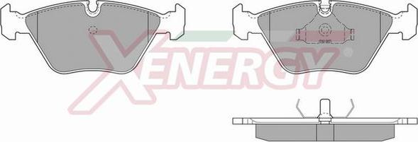 AP XENERGY X40309 - Тормозные колодки, дисковые, комплект autospares.lv