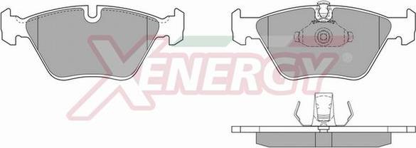 AP XENERGY X40311 - Тормозные колодки, дисковые, комплект autospares.lv