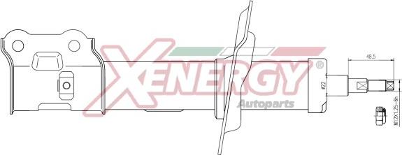 AP XENERGY X402339 - Амортизатор autospares.lv