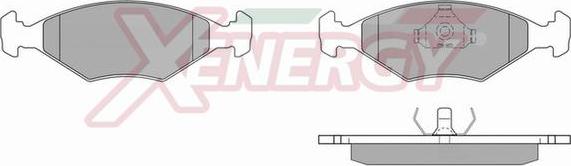 AP XENERGY X40221 - Тормозные колодки, дисковые, комплект autospares.lv