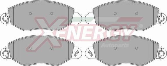 AP XENERGY X40772 - Тормозные колодки, дисковые, комплект autospares.lv