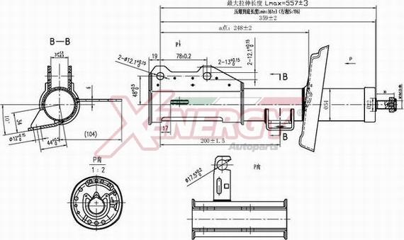 AP XENERGY X419339 - Амортизатор autospares.lv