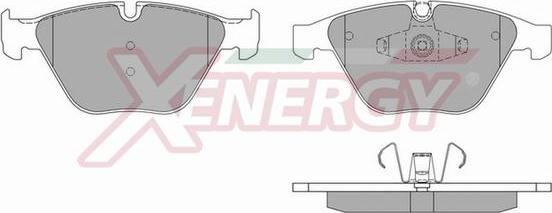 AP XENERGY X41065 - Тормозные колодки, дисковые, комплект autospares.lv