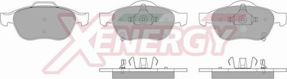 AP XENERGY X41037 - Тормозные колодки, дисковые, комплект autospares.lv