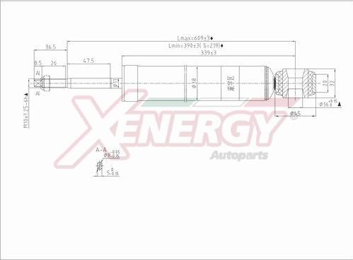 AP XENERGY X420343 - Амортизатор autospares.lv