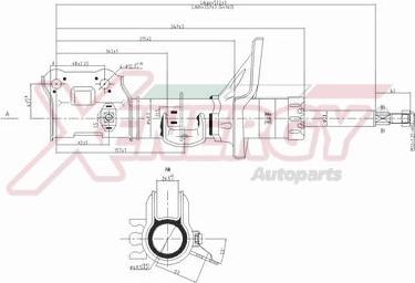 AP XENERGY X506333 - Амортизатор autospares.lv