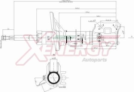 AP XENERGY X507333 - Амортизатор autospares.lv