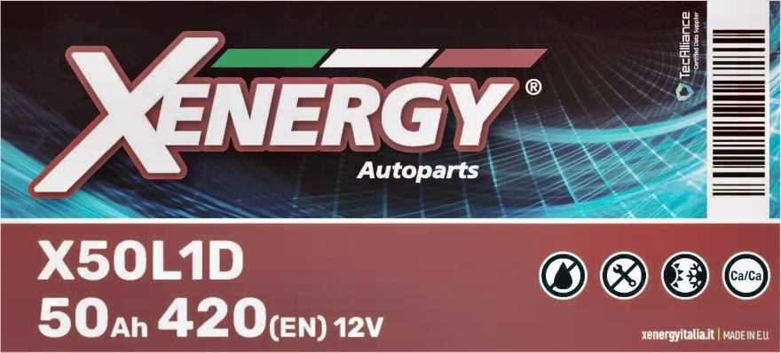 AP XENERGY X50L1D - Стартерная аккумуляторная батарея, АКБ autospares.lv