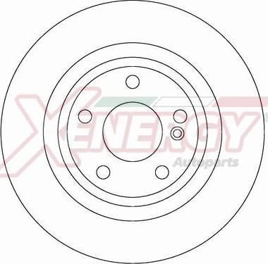 AP XENERGY X601480 - Тормозной диск autospares.lv