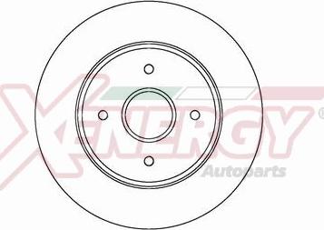 AP XENERGY X601431 - Тормозной диск autospares.lv