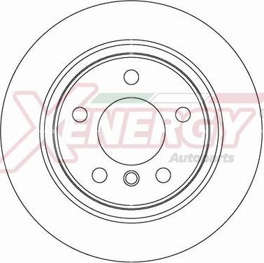AP XENERGY X601479 - Тормозной диск autospares.lv