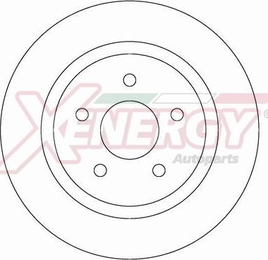 AP XENERGY X601476 - Тормозной диск autospares.lv