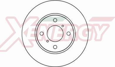 AP XENERGY X601099 - Тормозной диск autospares.lv