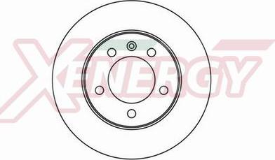 AP XENERGY X601095 - Тормозной диск autospares.lv