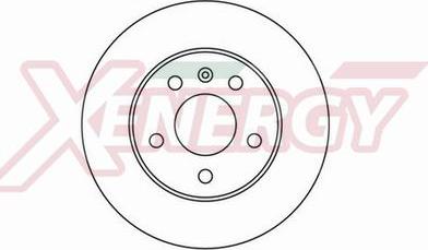 AP XENERGY X601098 - Тормозной диск autospares.lv