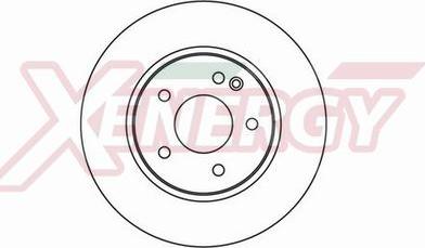 AP XENERGY X601049 - Тормозной диск autospares.lv